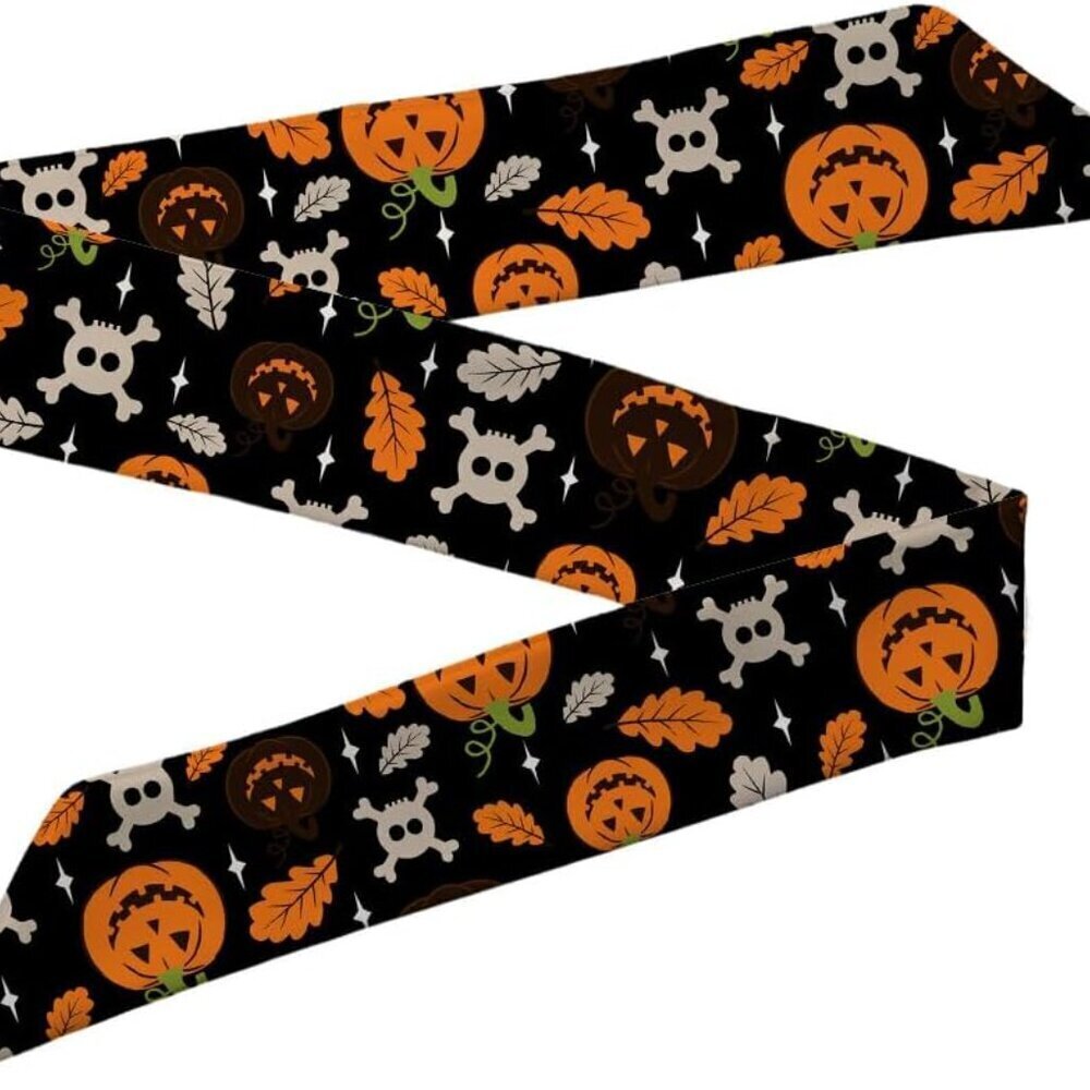 Halloween Handbag Scarf Neckerchief Set for Women Girls Costume Accessories - Picture 2 of 4
